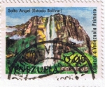 Stamps : America : Venezuela :  Salto Angel Estado Bolivar