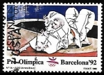 Stamps Spain -  Pre-Olímpica Barcelona 92 - Artes Marciales