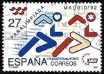 Sellos de Europa - Espa�a -  Paralimpiada Madrid 92
