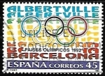 Stamps Spain -  Países Olímpicos 1992 