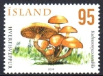 Stamps : Europe : Iceland :  HONGOS.  KUEHNEROMYCES  MUTABILIS.