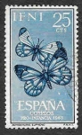 Stamps Spain -  195 - Mariposa (Ifni)