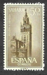 Stamps : Europe : Spain :  215 - La Giralda de Sevilla (Sahara Español)