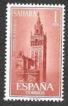 Stamps Spain -  216 - La Giralda de Sevilla (Sahara Español)
