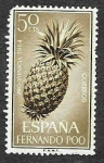 Stamps Spain -  224 - Piña (Fernando Poo)
