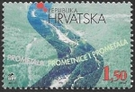 Sellos de Europa - Croacia -  paisaje fluvial