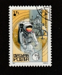 Sellos de Europa - Hungr�a -  Astronautas. Apolo XI
