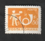 Stamps Romania -  140 - Símbolo postal
