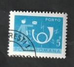 Stamps Romania -  133 - Símbolo postal
