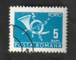 Stamps Romania -  128 - Cornamusa