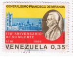 Stamps : America : Venezuela :  Generalisimo Fco de Miranda  1816 - 1966