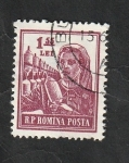Stamps Romania -  1391 - Trabajadora de la industria textil