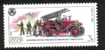 Stamps Russia -  Historia de los coches de bomberos