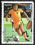 Stamps Guinea Bissau -  Campeonato Europeo de Fútbol Essen 1988