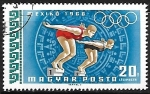 Stamps Hungary -   Juegos Olímpicos de Verano 1968 México - Natación 