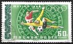Stamps Hungary -  Juegos Olímpicos de Verano 1968 México - Fútbol 