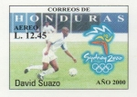Stamps Honduras -  JUEGOS  OLÍMPICOS  SYDNEY  2000.  DAVID  SUAZO.