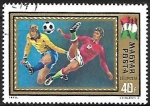 Stamps Hungary -  Campeonato Europeo de fútbol - Belgica 1972