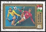 Sellos de Europa - Hungra -  Campeonato Europeo de fútbol - Belgica 1972
