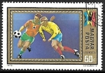 Stamps Hungary -  Campeonato Europeo de fútbol - Belgica 1972