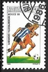 Sellos de Europa - Hungr�a -  Copa Mundial de Fútbol - México 1986  