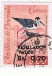 Stamps Venezuela -  Viuda Palance Himantopus Himantopus
