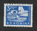 Stamps Romania -  118 - Aeropuerto Baneasa, Bucarest
