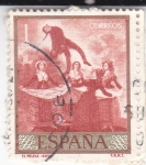 Stamps : Europe : Spain :  EL PELELE (Goya)(42)
