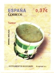 Stamps Spain -  INSTRUMENTOS  MUSICALES.  TAMBOR.
