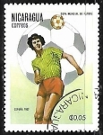 Sellos de America - Nicaragua -  Copa Mundial de Fútbol- España 1982 