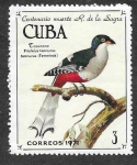 Sellos de America - Cuba -  1661 - Tocororo