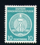 Stamps Germany -  Escudo de la República