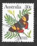 Stamps : Oceania : Australia :  875A - Mariposa