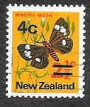 Sellos de Oceania - Nueva Zelanda -  480 - Polilla