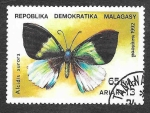 Stamps Madagascar -  1082 - Mariposa
