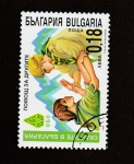 Stamps Bulgaria -  boy-scouts