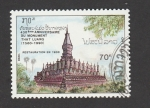 Stamps Laos -  430 Aniv. del monumento Tat-uang