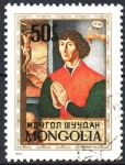 Stamps Mongolia -  500th  ANIVERSARIO  DEL  NACIMIENTO  DE  NICOLÁS  COPÉRNICO  ASTRÓNOMO  Y  MATEMÁTICO