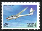 Stamps Russia -  Historia de planeadores soviéticos