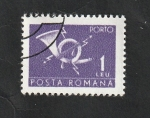 Stamps Romania -  132 - Cornamusa