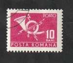 Stamps Romania -  129 - Cornamusa