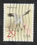 Sellos de America - Estados Unidos -  2282 - Fauna, una grulla
