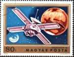Stamps Hungary -  PLANETA  MARTE  Y  MARINER  4