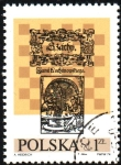 Sellos del Mundo : Europa : Polonia : 10th  ANIVERSARIO  DEL  FESTIVAL  DE  AJEDREZ EN  LUBLIN.  TABLERO  POR  JAN  KOCHANOWSKI.