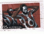 Stamps : Oceania : Australia :  Aboriginal Art  Body Decoration