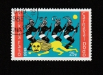 Stamps Burkina Faso -  Carnaval Dodo