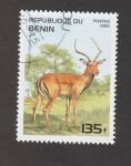 Stamps Benin -  Aepyceros melampus
