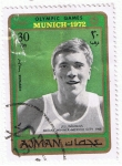 Stamps : Asia : United_Arab_Emirates :  AjmanJellinghaus Medal Winner  Mexico 1968