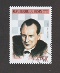 Stamps Benin -  Alexander Alekhine