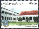 Stamps : Asia : Malaysia :  200  AÑOS  DE  EXCELENCIA  DE  LA  ESCUELA  PENANG